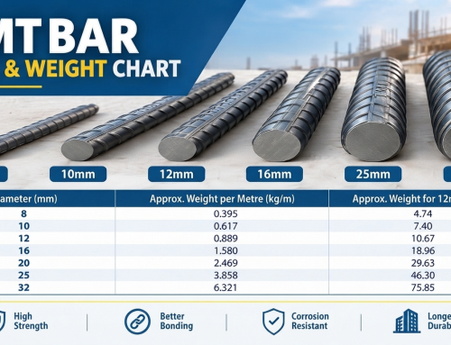 TMT Bar Sizes & Weight Chart: 8mm to 32mm